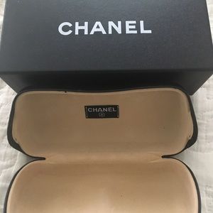 CHANEL glasses case and box.